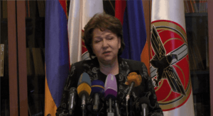 Эрмине Нагдалян успешно продвигает интересы семьи, её сын стал торговым атташе в Китае