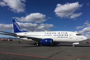 Авиакомпания "Тарон-авиа" совершила первый рейс в город Гюмри