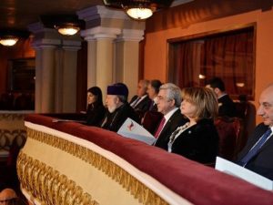 Президент Армении и первая леди присутствовали на первом концерте проекта «Всеармянский оркестр»