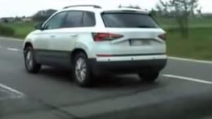 Новый кроссовер Skoda сняли на видео