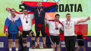 Армянские тяжелоатлеты завоевали 11 медалей на Чемпионате Европы