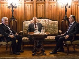 В Москве состоялась встреча глав МИД России, Армении и Азербайджана