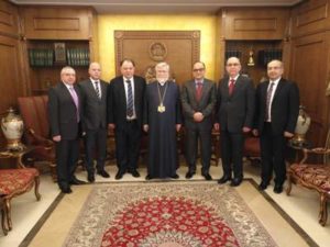 Представители партий обсудили с Арамом I работы по подготовке мероприятий к 102-ой годовщине Геноцида армян
