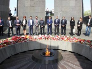 Ливанский министр почтил память жертв Геноцида армян в Ереване