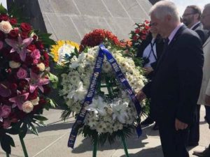 Глава делегации Европейского союза в Армении посетил мемориальный комплекс «Цицернакаберд»