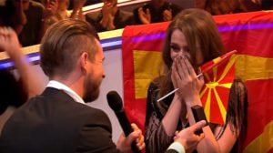 «Евровидение – 2017»: представительница Македонии получила предложение выйти замуж в прямом эфире