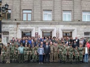 Президент Арцаха вручил награды членам «Добровольческого союза «Еркрапа»