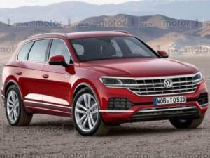 Первый рендер Volkswagen Touareg 2018 появился в Сети