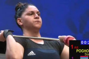 Тяжелоатлетка из Армении завоевала большую бронзовую и малую серебряную медаль на молодежном ЧМ