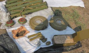 Жительница Масиса сдала противотанковую гранату и другие боеприпасы