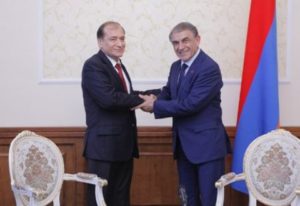 Спикер парламента Армении принял поверенного в делах Сирии