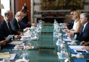 Главы МИД Армении и Италии обсудили приоритеты предстоящего председательства в ОБСЕ