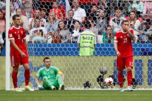 Россия вылетела из Кубка Конфедераций