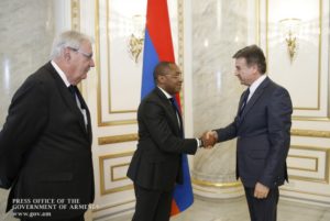 Карен Карапетян принял директора офиса генерального секретаря Франкофонии