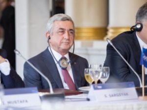 Президент Саргсян выступил на саммите Европейской народной партии