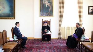 Католикоса заинтересовало, как села получают воду во время засухи