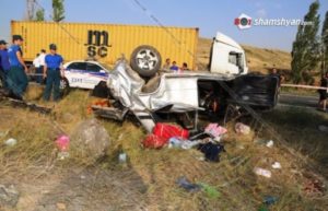 Крупное ДТП на трассе Ереван – Севан, есть раненные