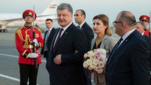 Президент Украины прибыл с официальным визитом в Грузию