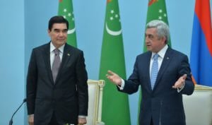 Президент: Армения и Туркменистан могут совместными усилиями продвигать вперед масштабные проекты