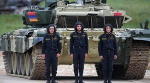 Армения заняла третье место во втором заезде полуфинала Танкового биатлона