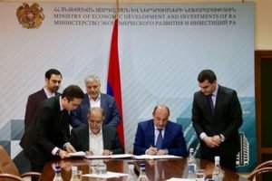 Армения и Иран подписали меморандум по сотрудничеству в сфере свободных экономических зон