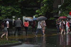 В Армении ожидаются дожди и грозы, в отдельных местах возможен град
