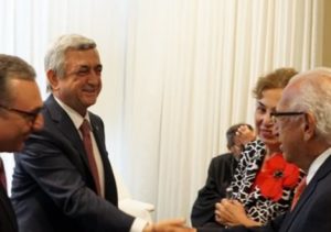 Президент Саргсян в Нью-Йорке встретился с представителями армянской общины