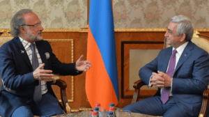 Серж Саргсян принял Оливье Дасо