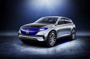 Daimler презентовал тизер электрокара Mercedes-Benz EQ A Concept