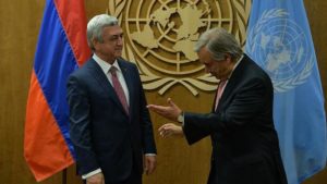 Серж Саргсян: Армения всегда ощущала целевую поддержку ООН