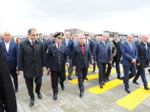 Серж Саргсян побывал на первой в Армении таможне с вертолётной площадкой