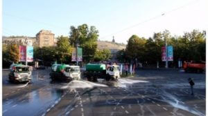 “Эребуни-Ереван-2799”: Стартовал традиционный праздничный парад водометов