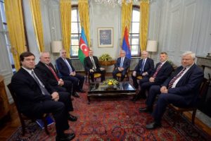 В Женеве начались переговоры президентов Армении и Азербайджана