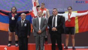 Тяжелоатлетка Татев Акопян завоевала серебряную медаль