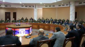 Виген Саргсян представил новоназначенных чиновников ВС Армении