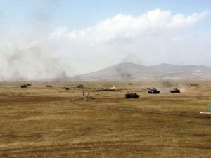 На российской базе в Армении проходят тактические учения для проверки боеготовности