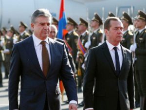 Стартовала встреча премьер-министров Армении и России