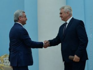 Президент Армении принял председателя Сената парламента Чешской Республики