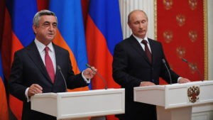 Серж Саргсян поздравил Владимира Путина с юбилеем