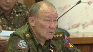 Командир, руководящий российской воинской группой в Сирии, посетил МО Армении