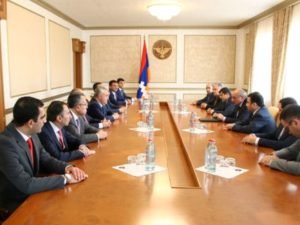 Президент Арцаха принял руководителей ряда ведущих банков Армении