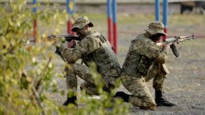 Показательные выступления в связи с днем разведчика