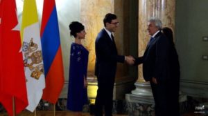 В Риме от имени посла Армении официальный ужин в честь председателя КС