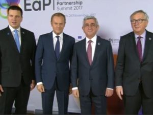 Серж Саргсян прибыл на саммит «Восточного партнерства»