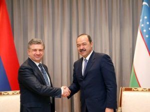 Премьер-министры Армении и Узбекистана договорились активизировать межгосударственные связи
