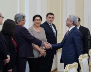 Президент Армении принял участников второй Всеармянской научной конференции