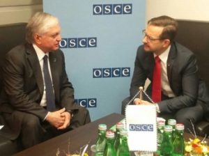 Глава МИД Армении обсудил с генсекретарем ОБСЕ карабахский вопрос