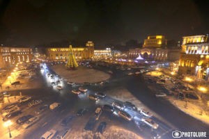 Движение на площади Республики в центре Еревана будет полностью перекрыто