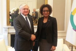 Эдвард Налбандян и генсек МОФ обсудили подготовку намеченного в Ереване в 2018г. саммита Франкофонии