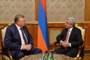 Серж Саргсян принял председателя Совета Евразийского банка развития